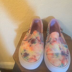 Tie-Dye Kids Slip-On Shoes